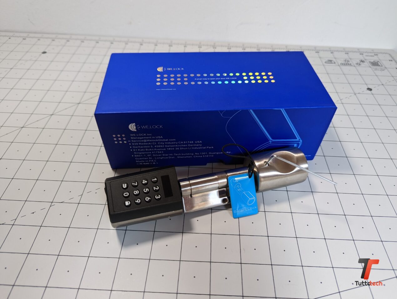 Recensione della serratura elettronica WeLock PCB41, sicura e intelligente