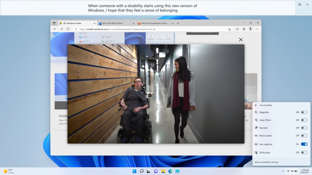 Windows 11 sottotitoli in tempo reale