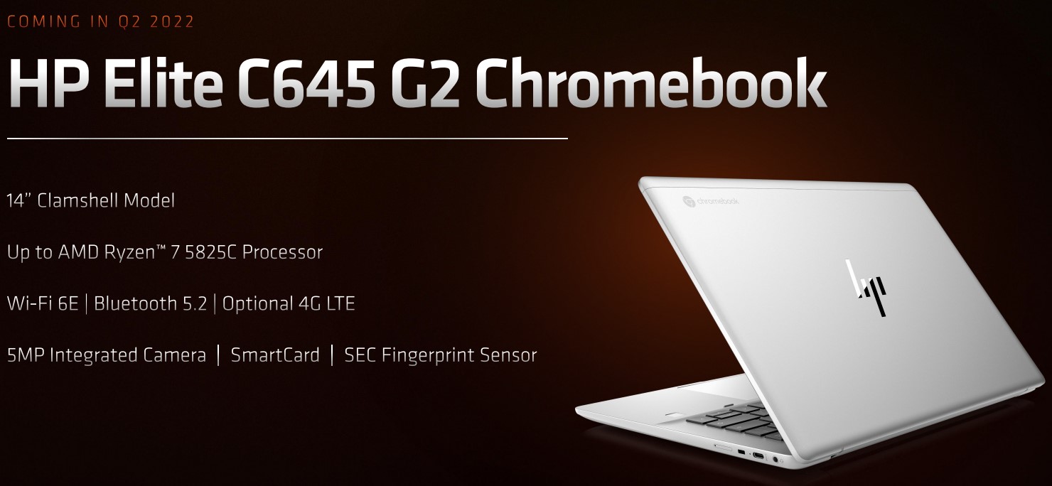 HP Elite C645 G2 Chromebook
