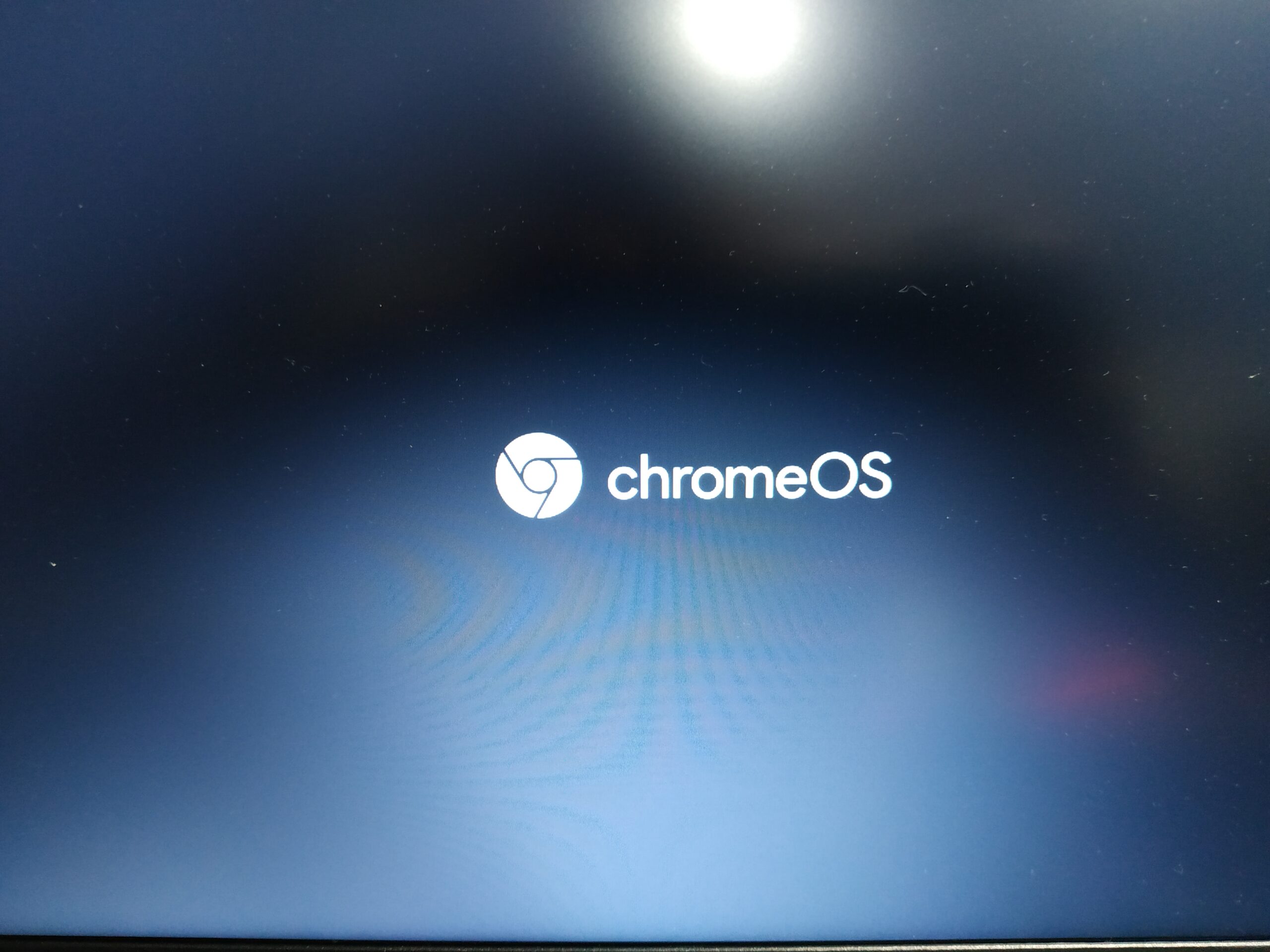 schermata avvio Chrome OS 101