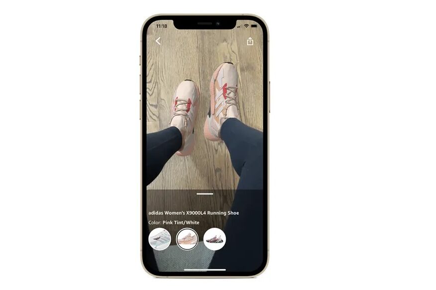 Amazon prova virtuale scarpe app ios