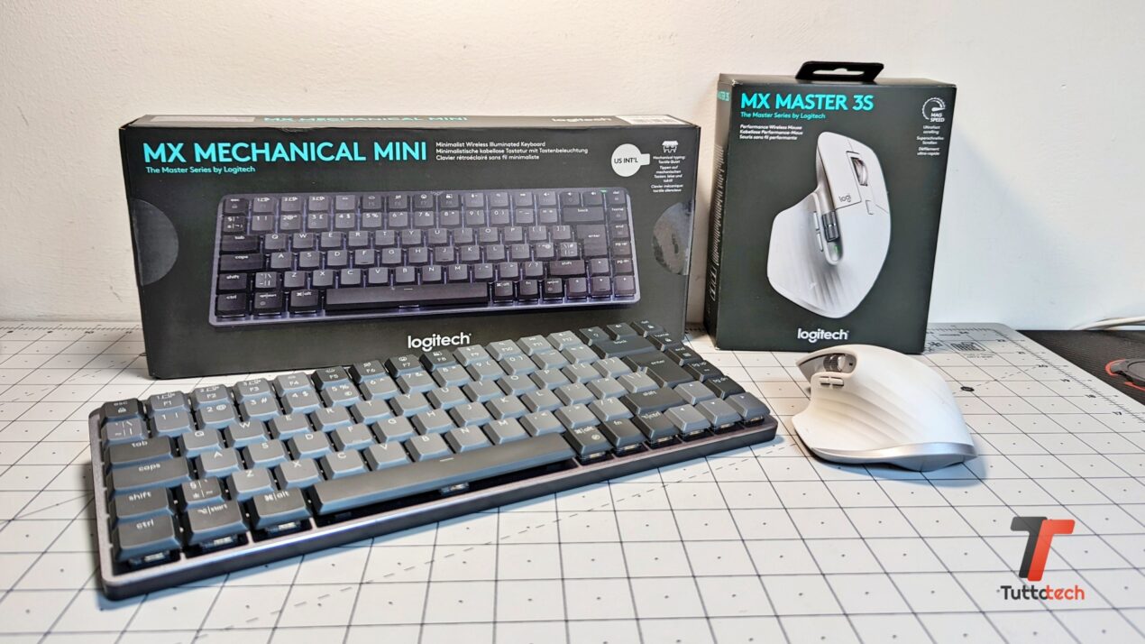 Recensione Logitech MX Mechanical Mini e MX Master 3S, un'accoppiata vincente