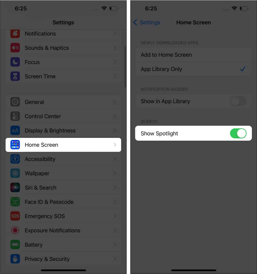 Abilitare il pulsante spotlight su iOS 16