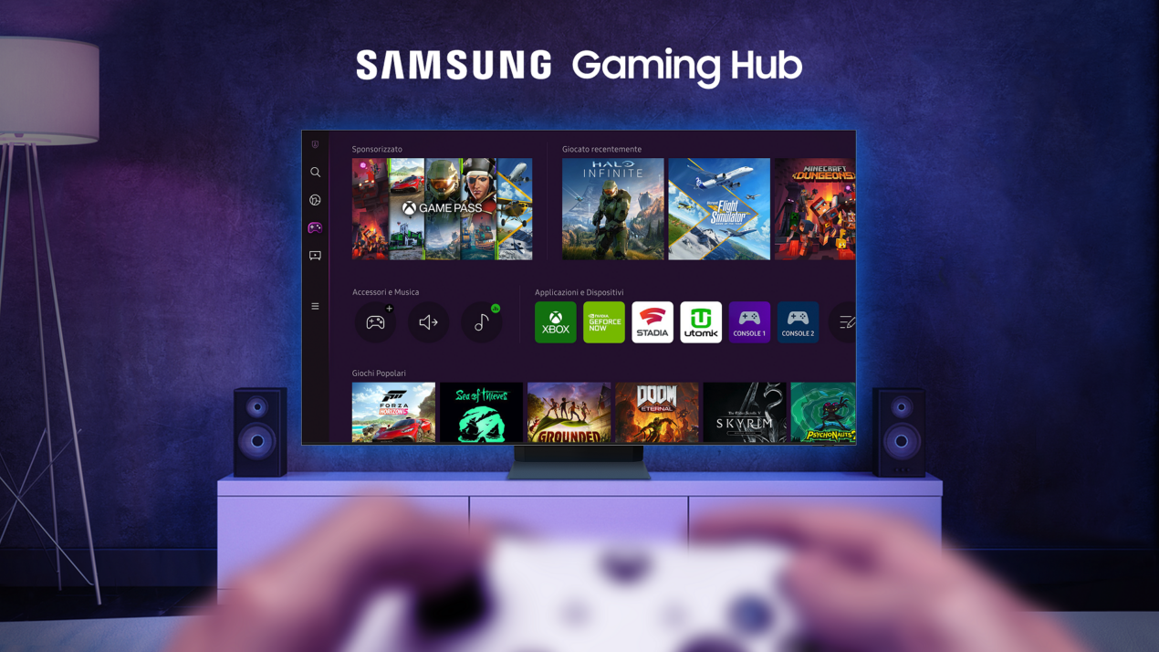 Rivoluzione Xbox Cloud Gaming: per giocare basta una TV Samsung e un controller