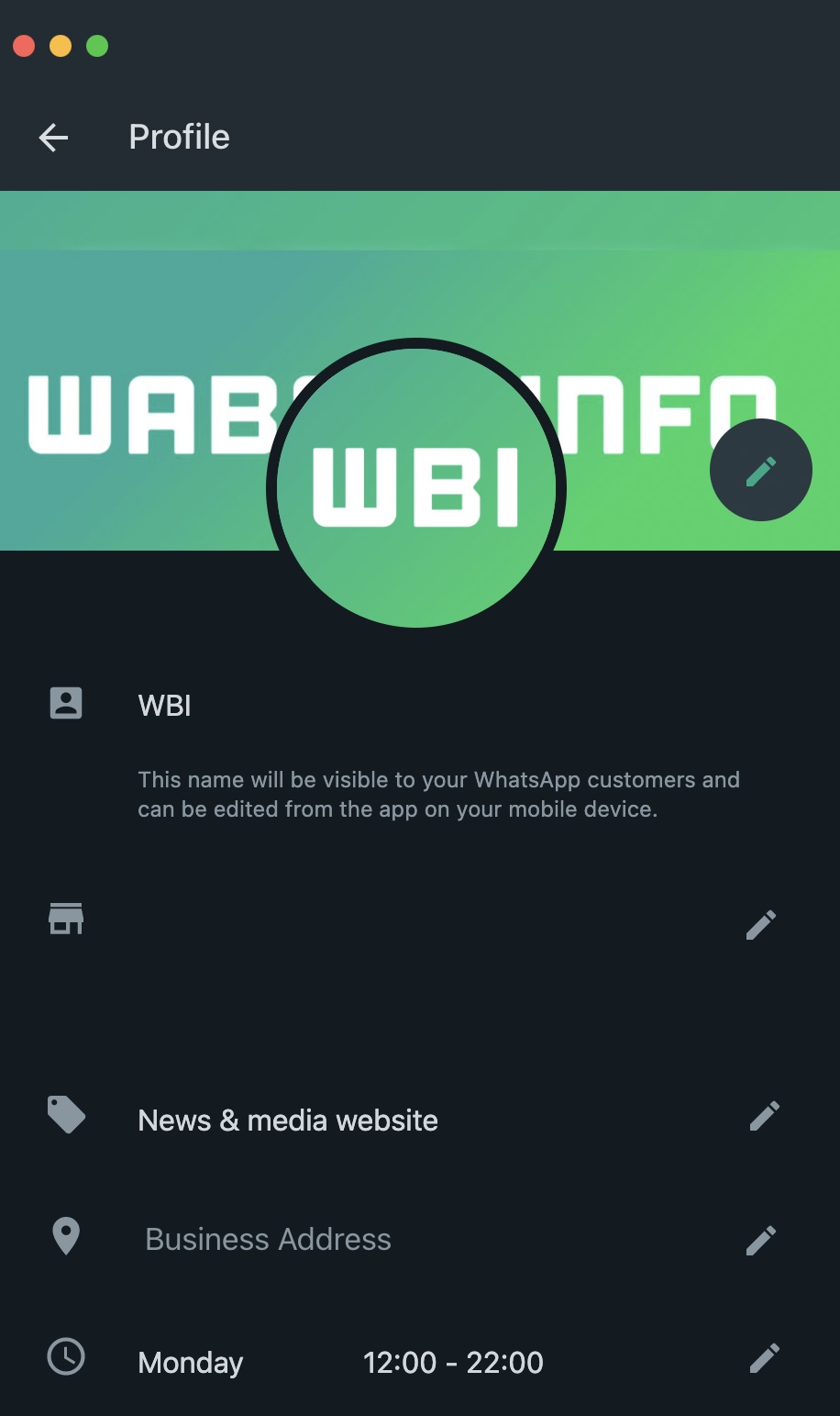WhatsApp Desktop foto copertina
