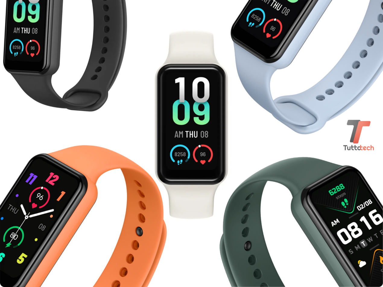 Amazfit Band 7 è ufficiale: schermo AMOLED, un mese d'autonomia e un mare di sport