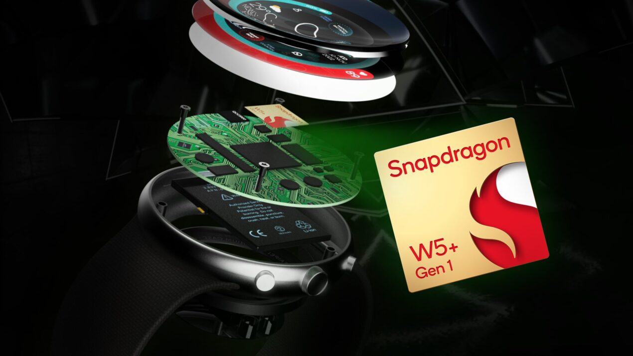 Qualcomm annuncia Snapdragon W5+ Gen 1: il futuro degli smartwatch Wear OS è qui