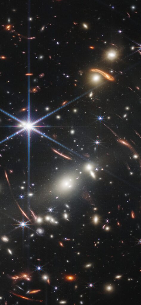 Le prime immagini del telescopio James Webb sono ideali come sfondo dell'iPhone 4