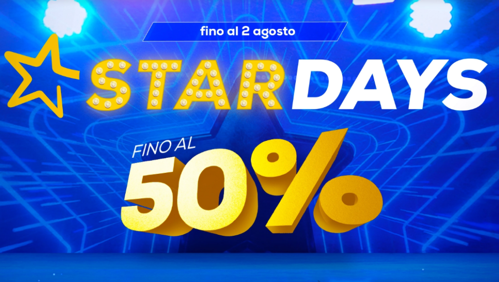 Offerte Star Days di Euronics luglio - agosto 2022