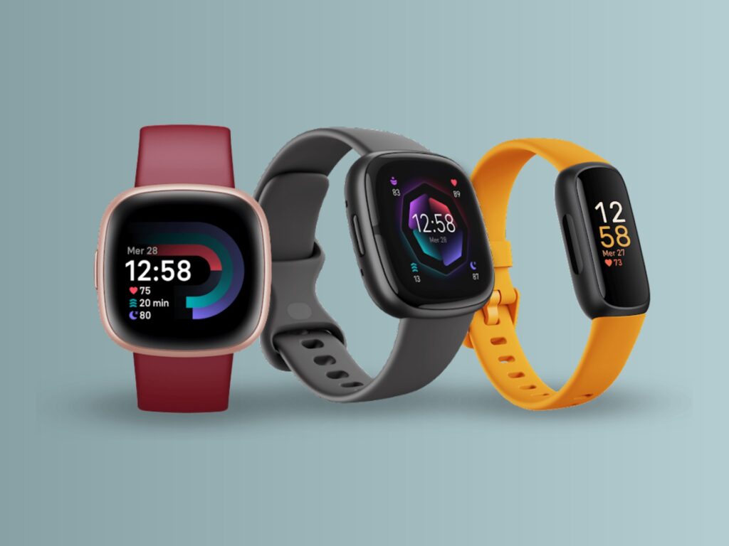 Fitbit Sense 2, Fitbit Versa 4 e Fitbit Inspire 3