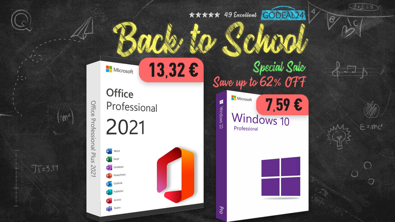 È tempo di tornare a scuola e con GoDeal24 Office 2021 costa appena 13 euro