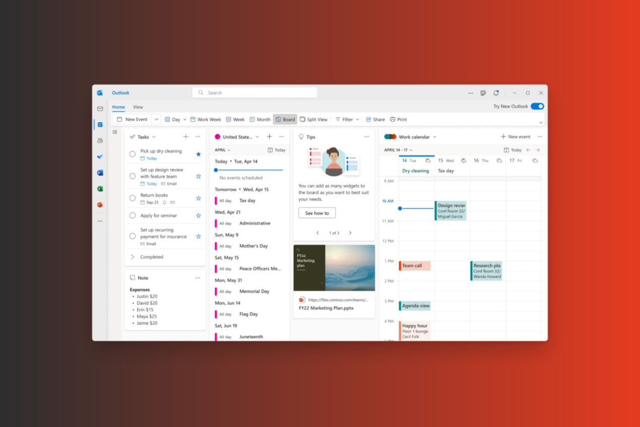 Outlook per Windows: la nuova versione beta supporta gli account personali
