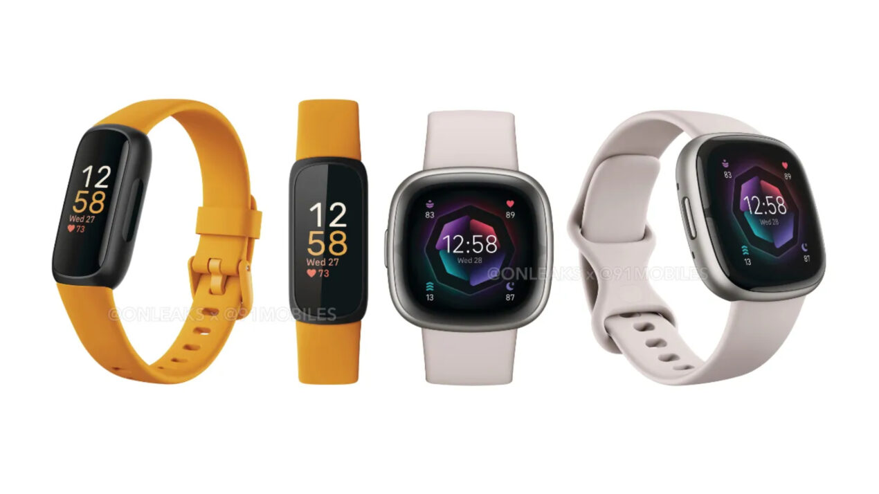 Il design di Fitbit Sense 2, Versa 4 e Inspire 3 svelato da nuove immagini