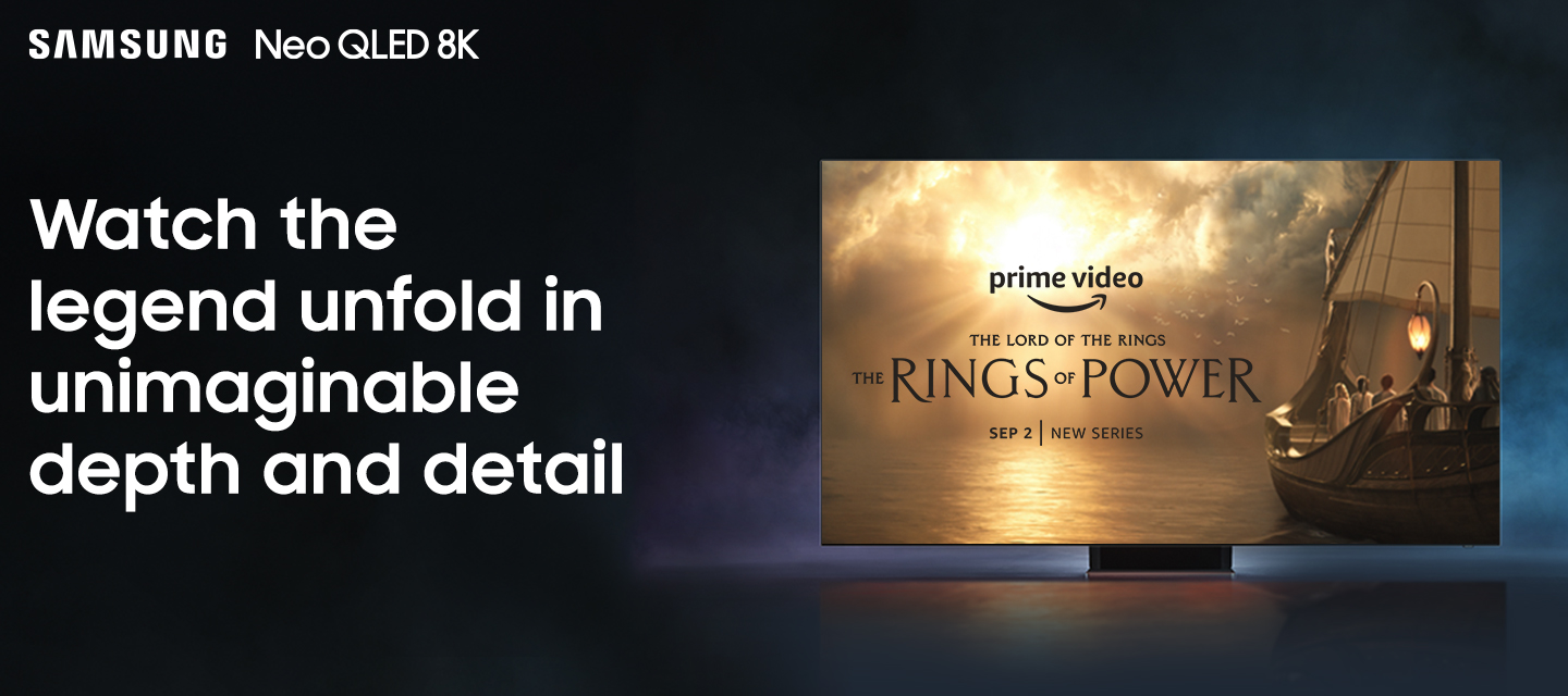 Samsung e Prime Video insieme per contenuti 8K de Gli Anelli del Potere 1