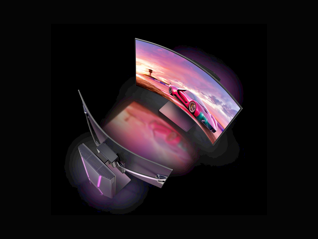 LG ha lanciato la prima TV OLED pieghevole da gaming con curvatura variabile