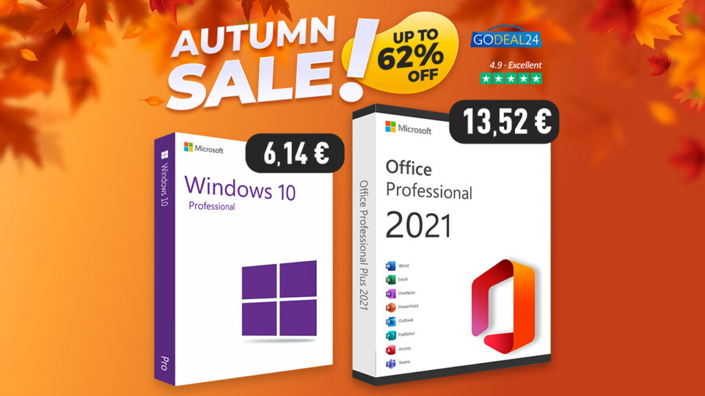Office 2021 e Windows 10 sono i protagonisti delle offerte d'autunno di Godeal24 4