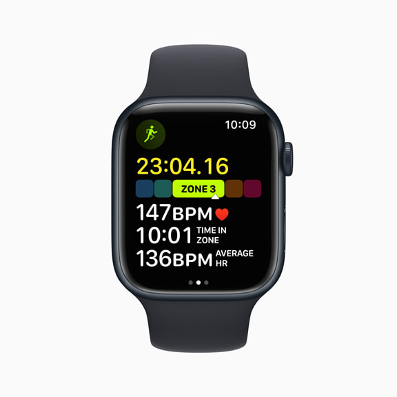 Apple rinnova l'app Allenamento con le zone di frequenza cardiaca in watchOS 9