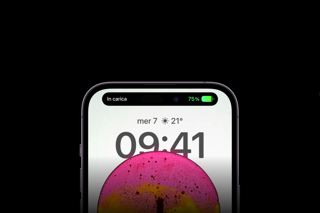 Dynamic Island su iPhone 14 Pro