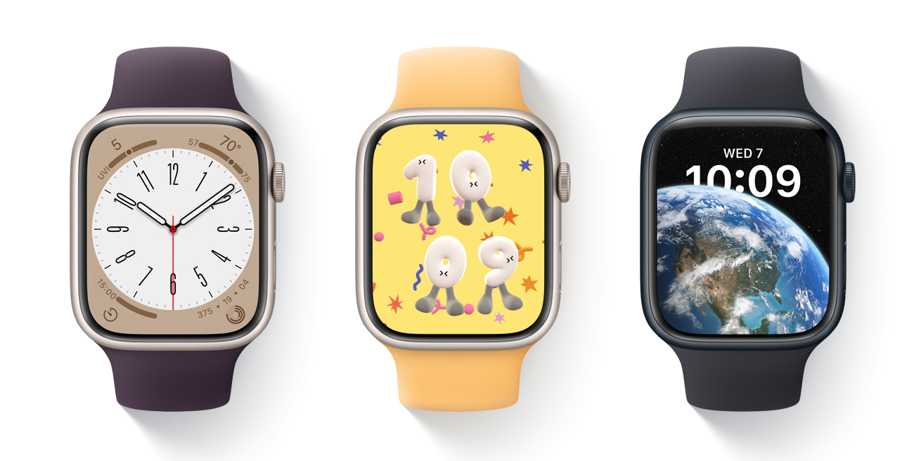 Apple introduce nuove Watch Face in watchOS 9