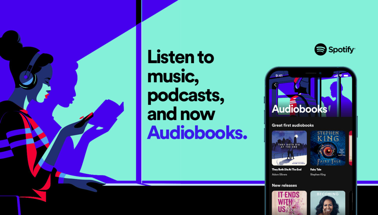 È ufficiale: su Spotify sono arrivati gli audiolibri (per ora solo negli USA)