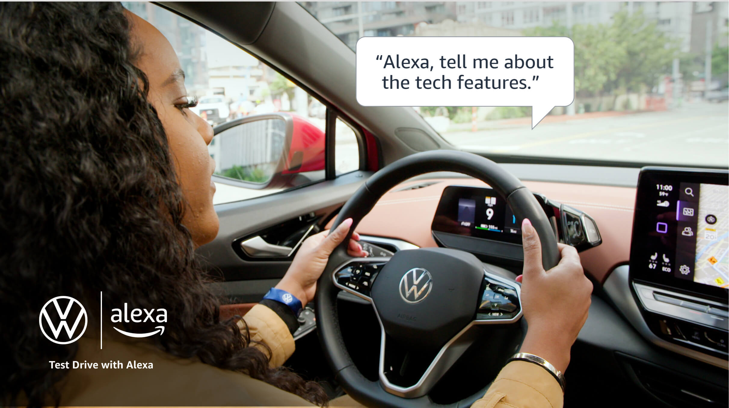 Volkswagen sceglie Alexa per (sostituire le persone) rendere i test drive  interattivi