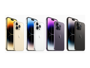 iPhone 14 Pro e iPhone 14 Pro Max di Apple in tutte le colorazioni