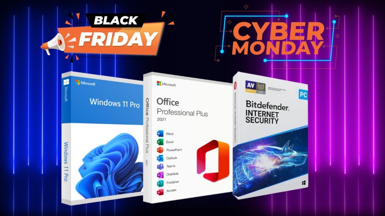 Black Friday e Cyber Monday: offerte Windows, Office e VPN