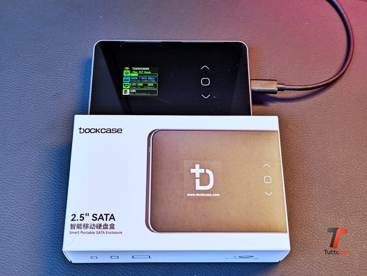 Recensione Dockcase 2,5" Smart Drive Enclosure, i vostri dati sempre al sicuro