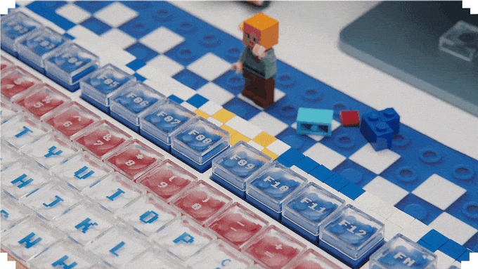 Si chiama Pixel la tastiera meccanica che ogni fan LEGO sogna 8