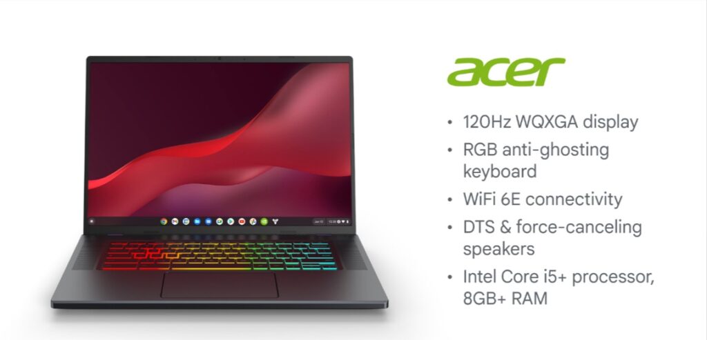 Acer Chromebook gaming