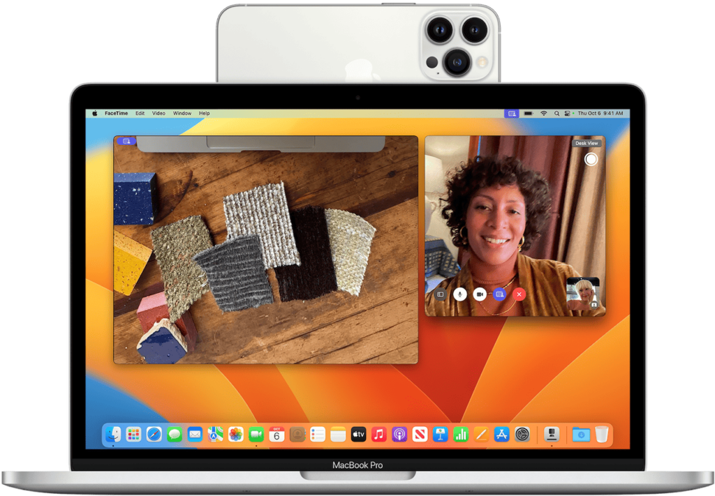 continuity camera iphone come webcam per mac