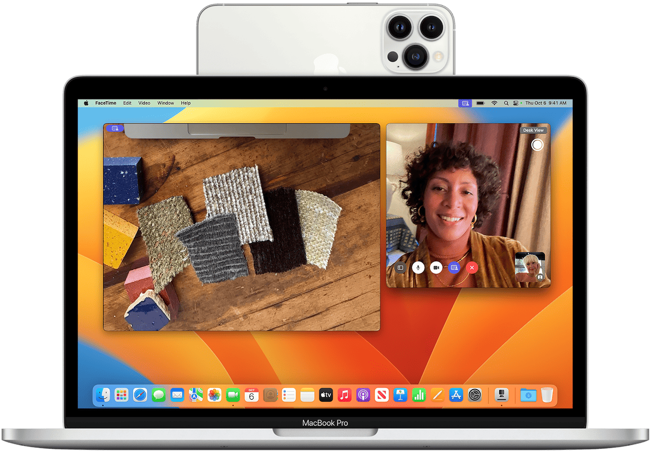 continuity camera iphone come webcam per mac