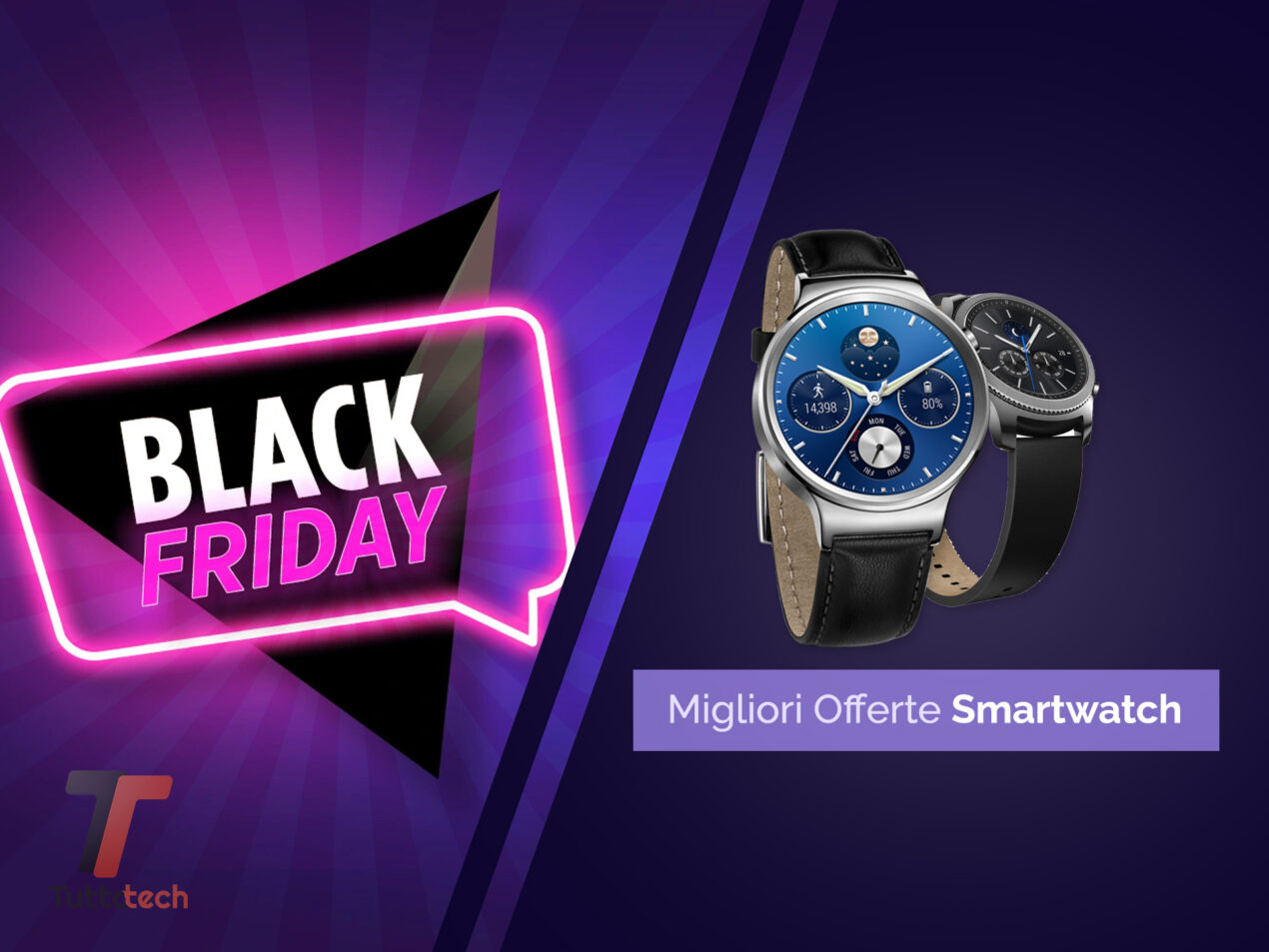 Migliori smartwatch e smartband in offerta per la settimana del Black Friday Amazon