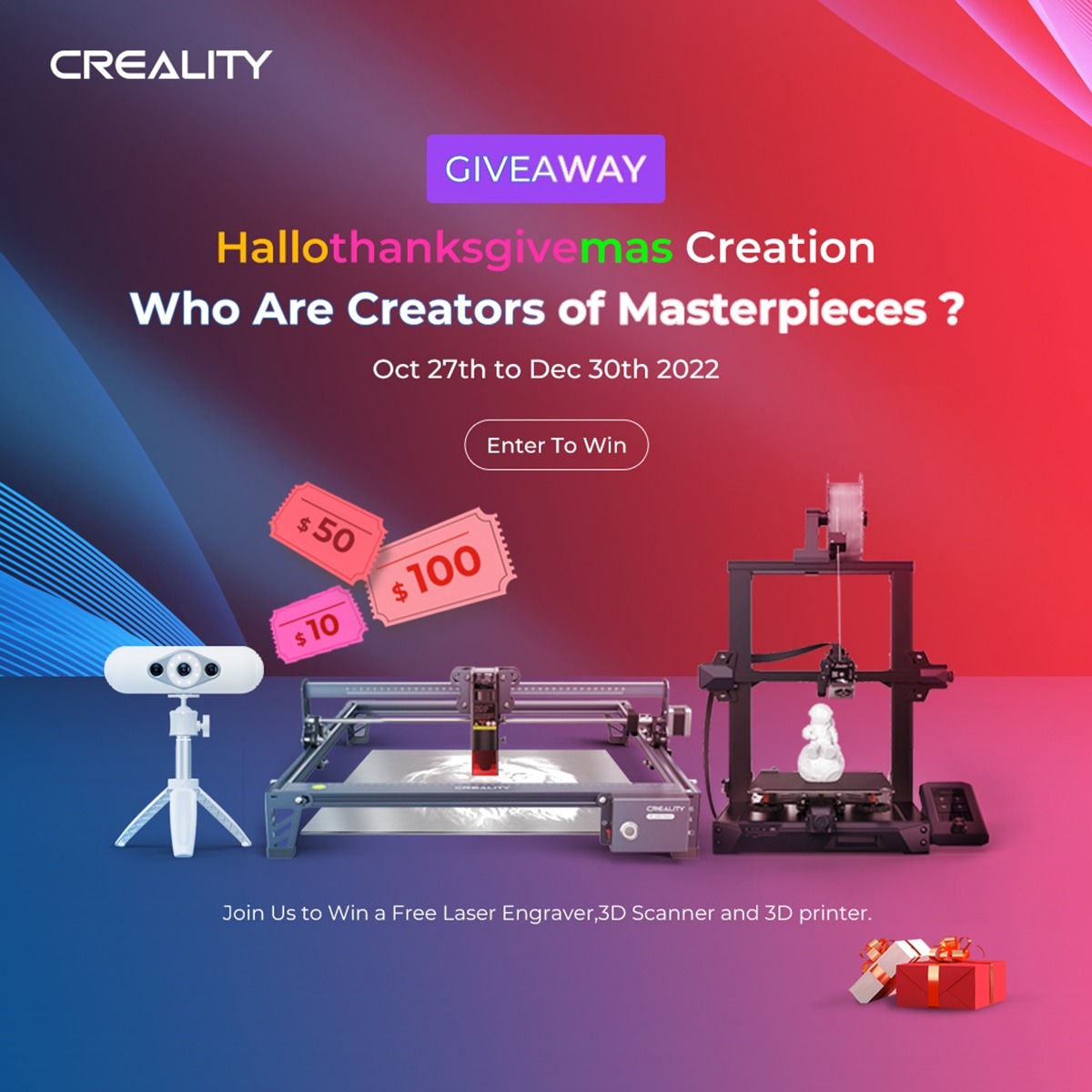 Date libero sfogo alla creatività con Creality CR Scan Lizard 3D Scanner 9