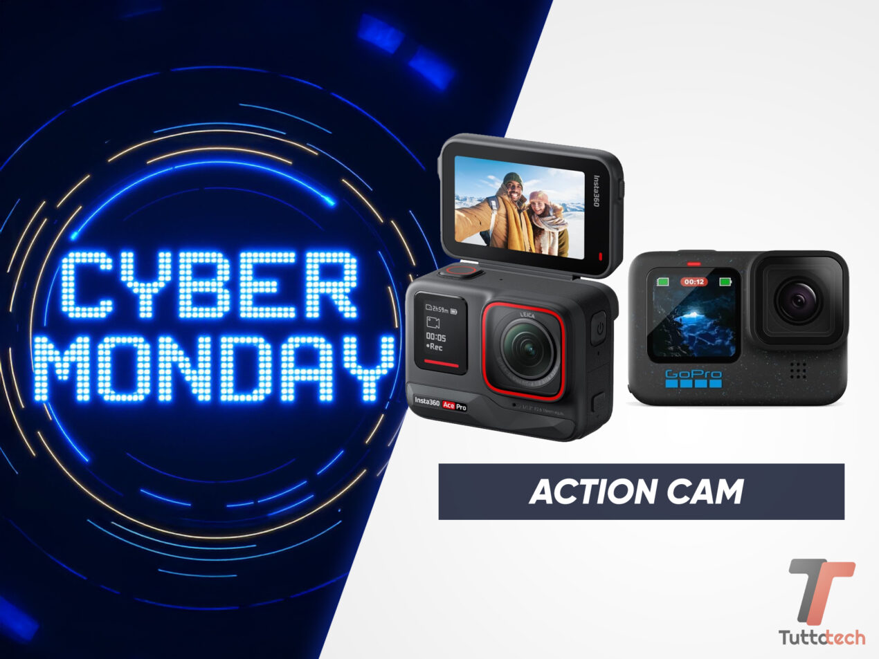 Offerte Action Cam Cyber Monday: le migliori aggiornate in tempo reale