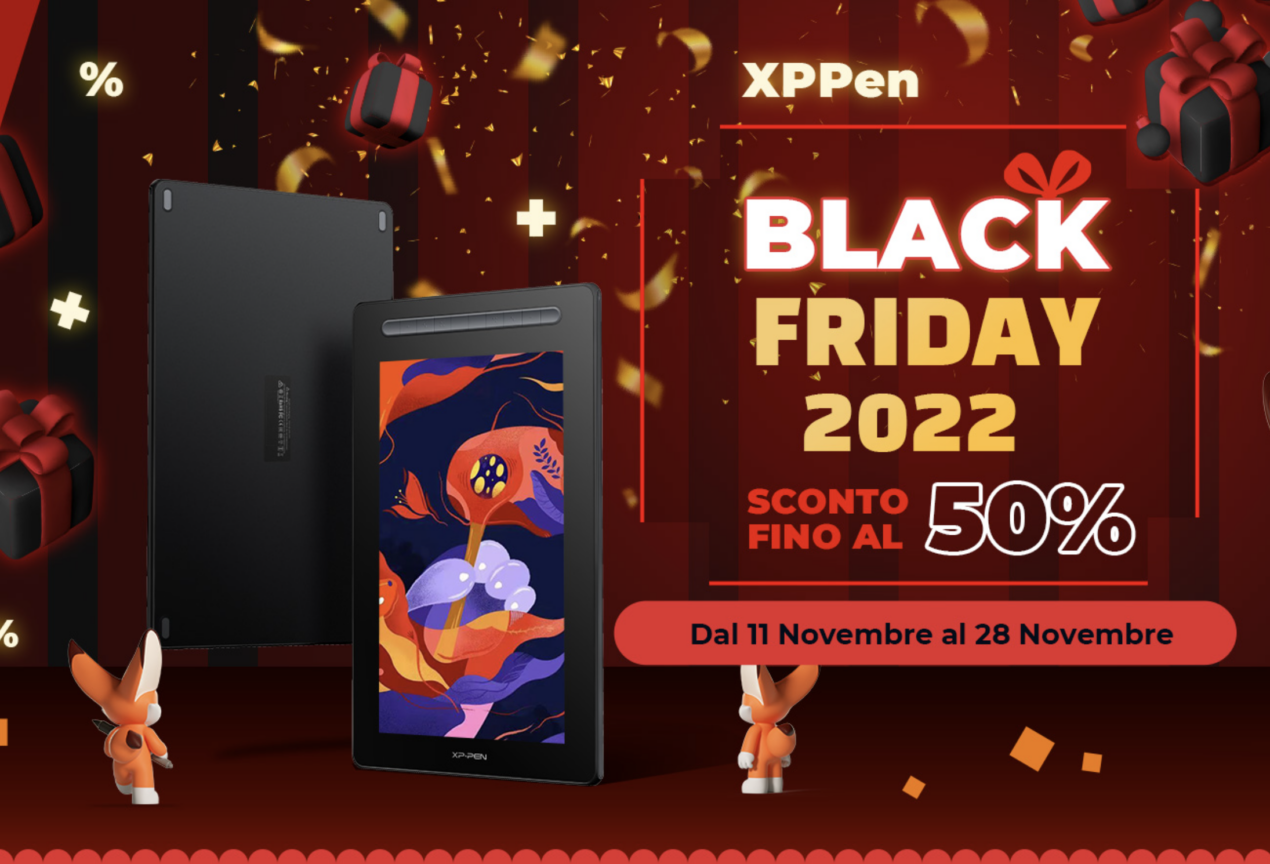 Guida all'acquisto delle tavolette grafiche di XPPen, in offerta Black Friday