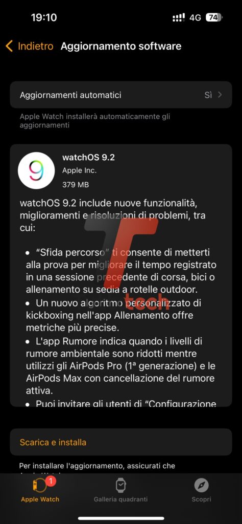 Apple watchOS 9.2 stabile
