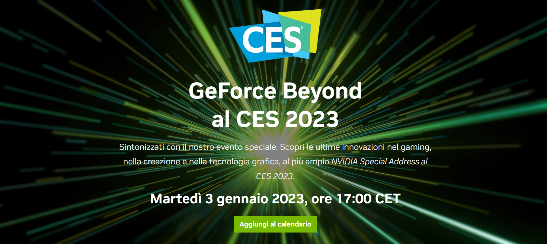 Evento GeForce Beyond 2023 di NVIDIA