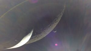 Orion selfie rientro Luna Terra