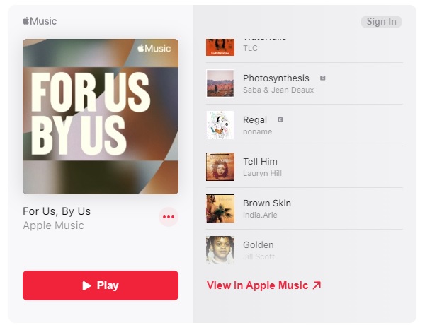 Playlist For Us by Us su Apple Music