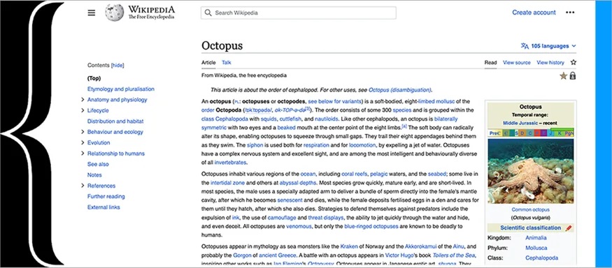 Wikipedia restyling 2023