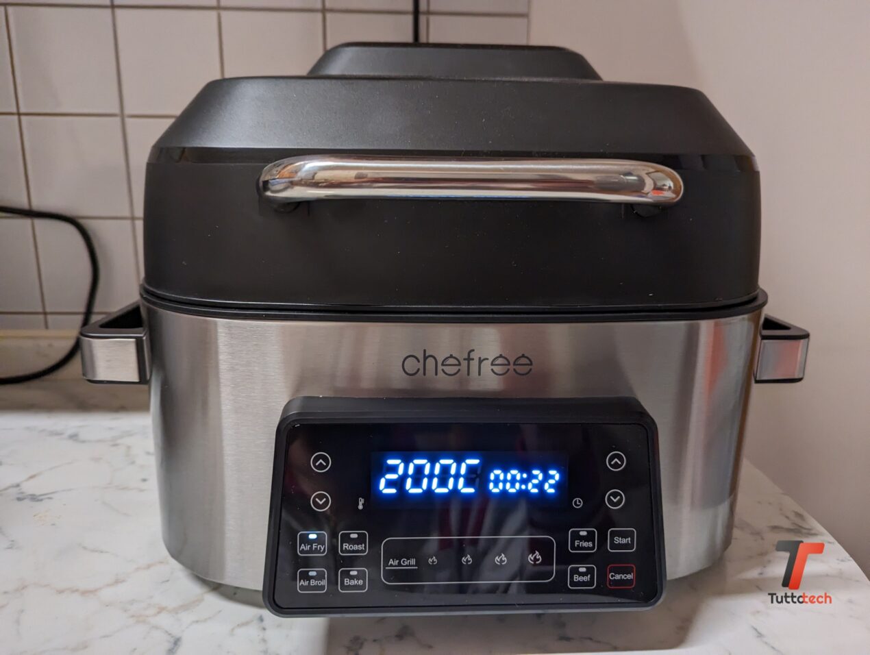 Recensione CHEFREE AFG01, griglia e friggitrice ad aria per piatti strepitosi