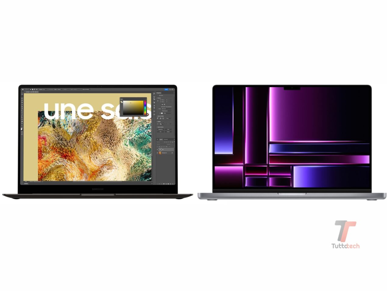 Samsung Galaxy Book3 Ultra i9 vs MacBook Pro 16 M2 Max: specifiche a confronto