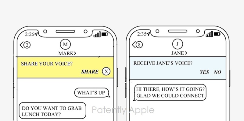 brevetto Apple iMessage lettura messaggi