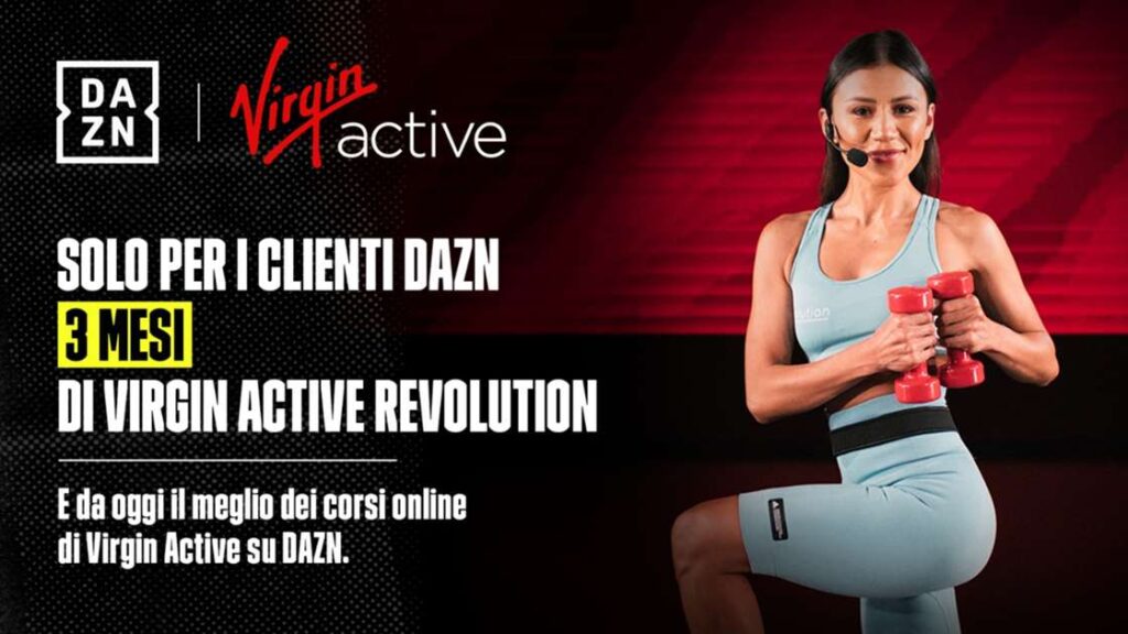DAZN e Virgin Active insieme