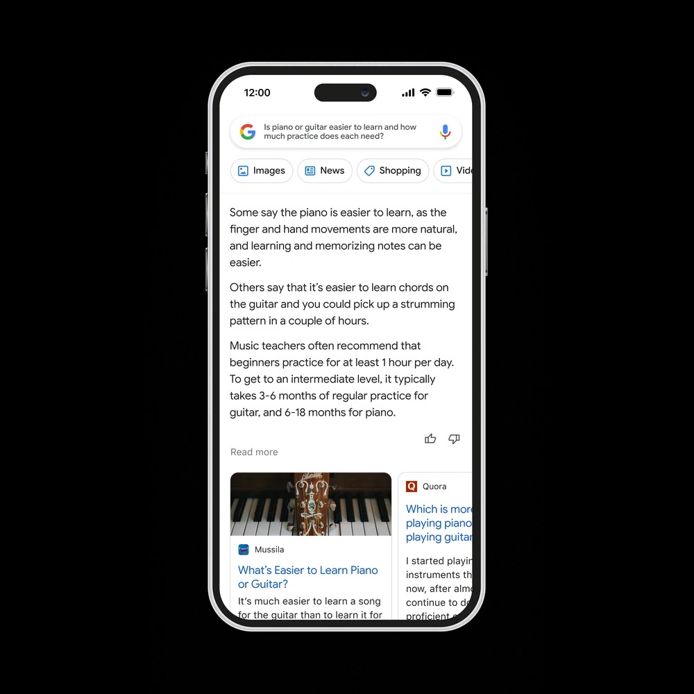Google Bard ricerca web