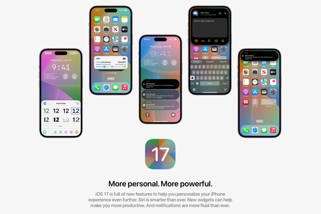 Il concept di iOS 17 realizzato dal designer Parker Ortolani