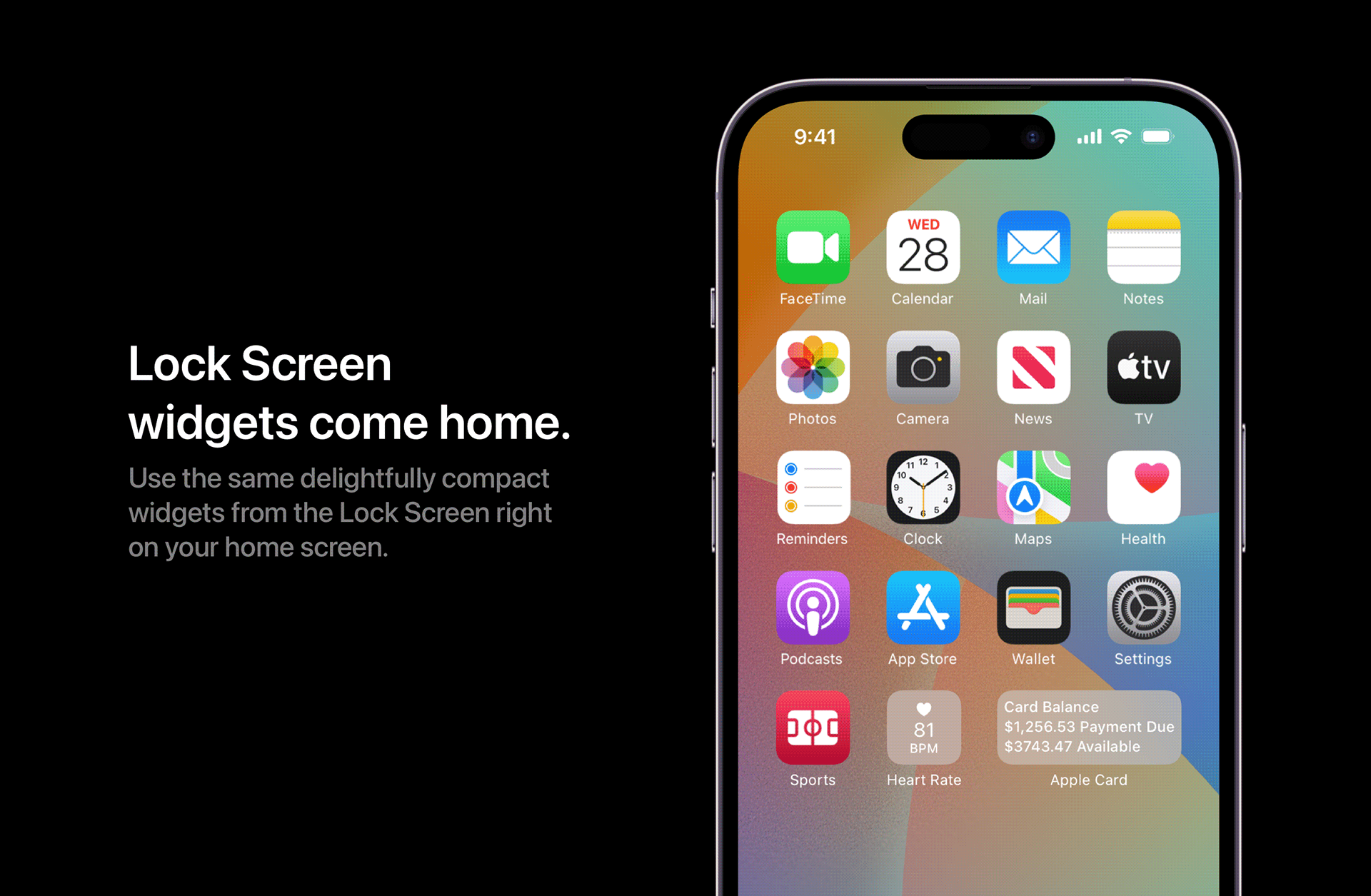 iOS 17 Concept - Widget