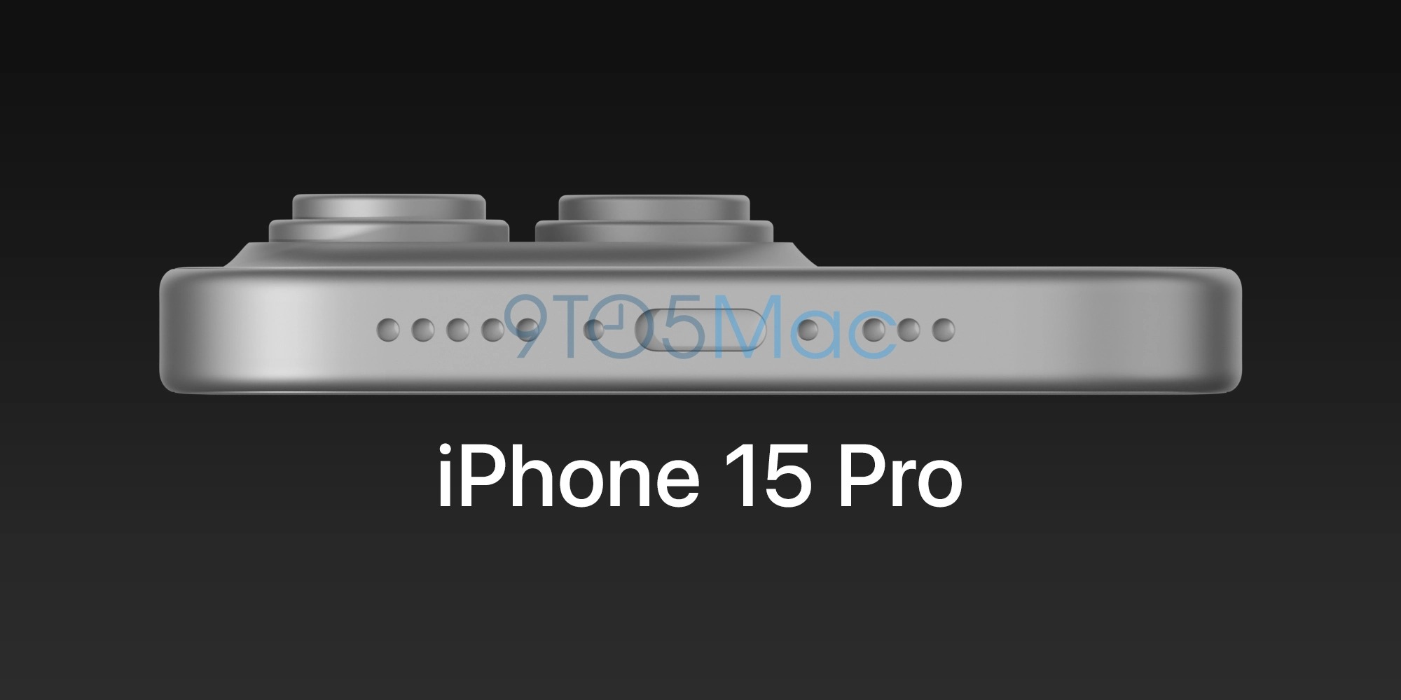 iPhone 15 Pro render CAD USB-C