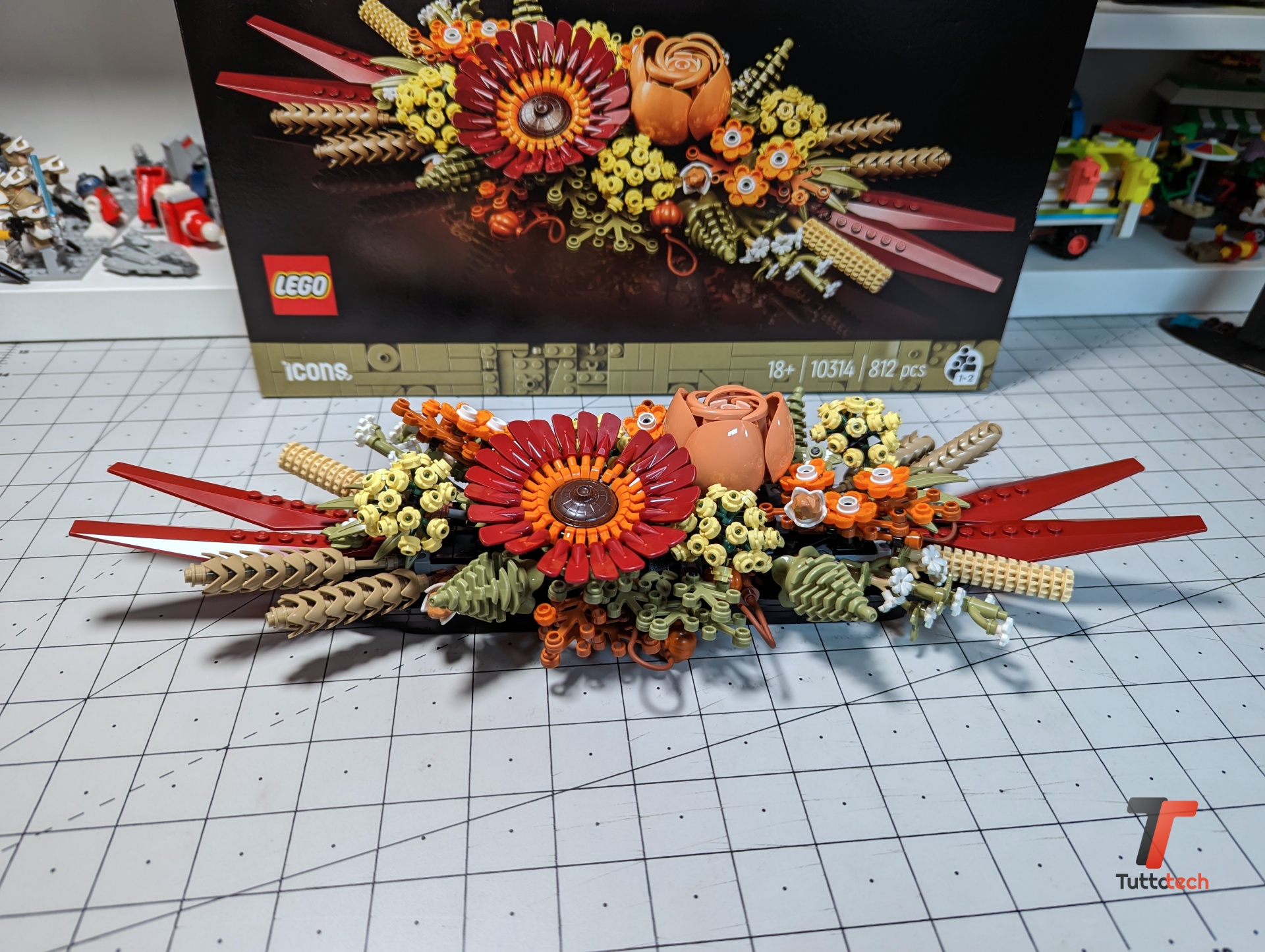 LEGO Centrotavola di fiori secchi